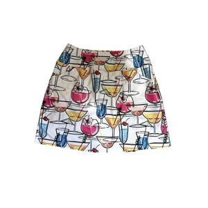 B-SKINZ Women's Cheers Golf/Athletic Skort/Skirt White Size Extra Small